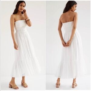 Anthropologie x Mare Mare Island Flounce Maxi Dress Size XS